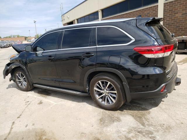 5TDJZRFH8KS610434 - 2019 TOYOTA HIGHLANDER SE BLACK photo 2