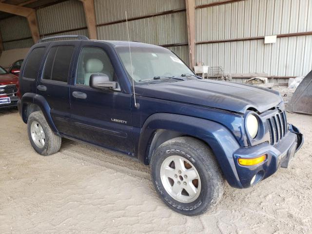 1J4GK58K14W225553 - 2004 JEEP LIBERTY LIMITED BLUE photo 4