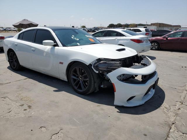 2C3CDXGJ4KH520214 - 2019 DODGE CHARGER SCAT PACK WHITE photo 4