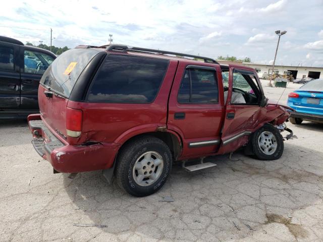 1GNDT13WXYK125691 - 2000 CHEVROLET BLAZER MAROON photo 3