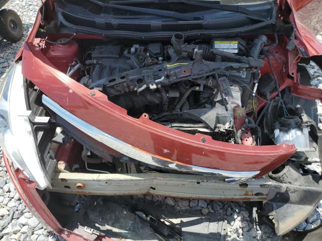 3N1CN7AP4JL869128 - 2018 NISSAN VERSA S წითელი ფოტო 11