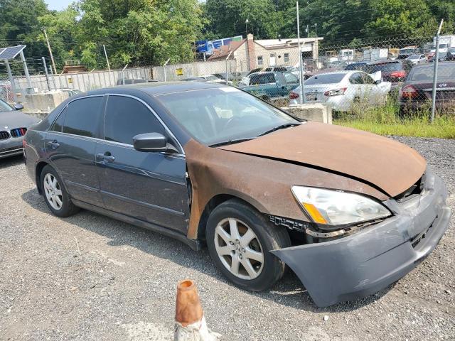 1HGCM66575A027335 - 2005 HONDA ACCORD EX BLUE photo 4