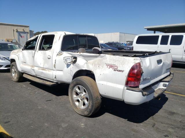 5TEKU72N05Z077781 - 2005 TOYOTA TACOMA DOUBLE CAB PRERUNNER LONG BED WHITE photo 2