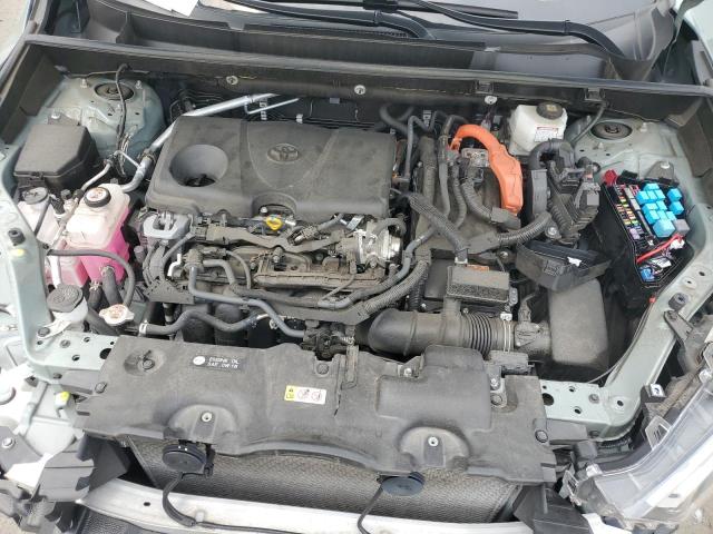 JTMRWRFV2ND139642 - 2022 TOYOTA RAV4 XLE GREEN photo 12