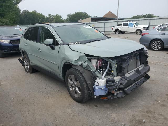 JTMRWRFV2ND139642 - 2022 TOYOTA RAV4 XLE GREEN photo 4