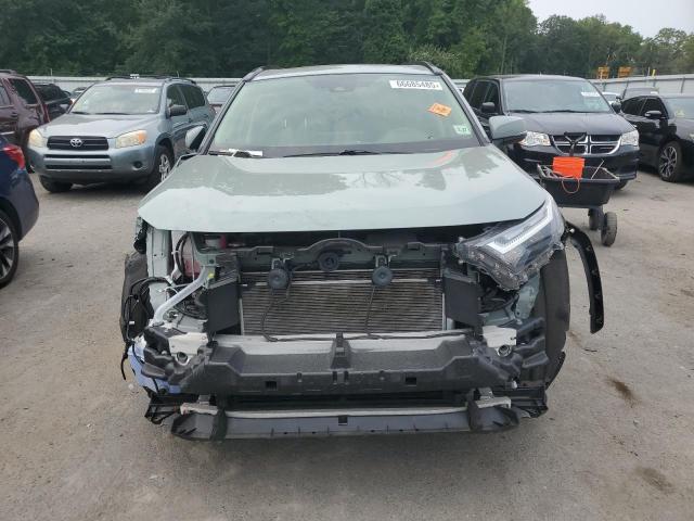 JTMRWRFV2ND139642 - 2022 TOYOTA RAV4 XLE GREEN photo 5