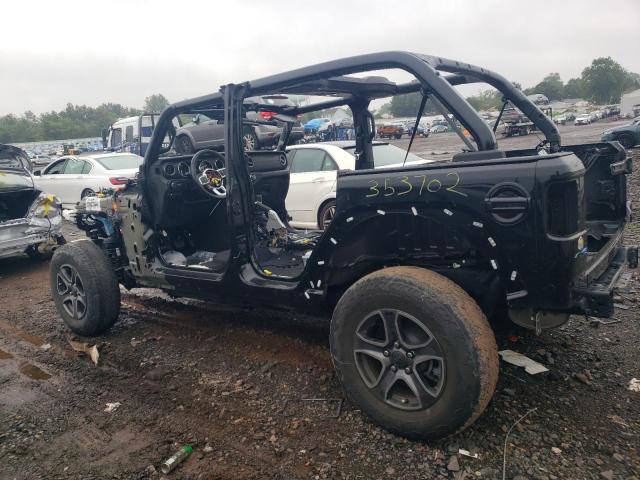 1C4JJXP65MW643225 - 2021 JEEP WRANGLER U SAHARA 4XE BLACK photo 2