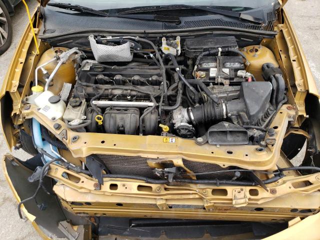 1FAHP35N89W134257 - 2009 FORD FOCUS SE GOLD photo 11