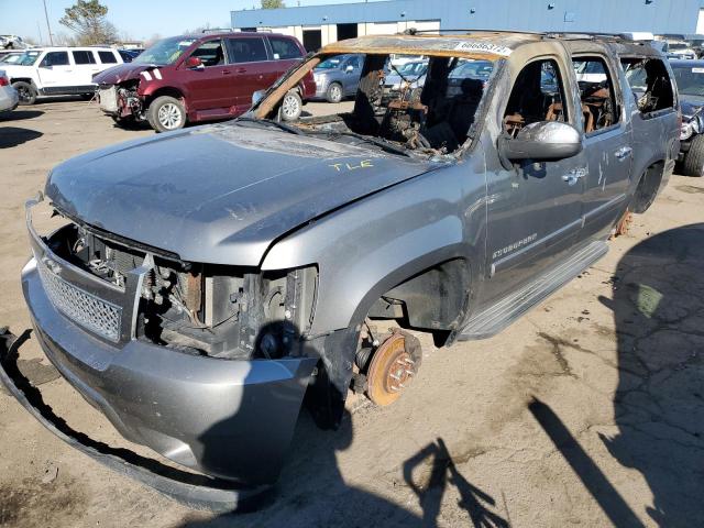 3GNFK16368G182345 - 2008 CHEVROLET SUBURBAN K1500 LS GRAY photo 2