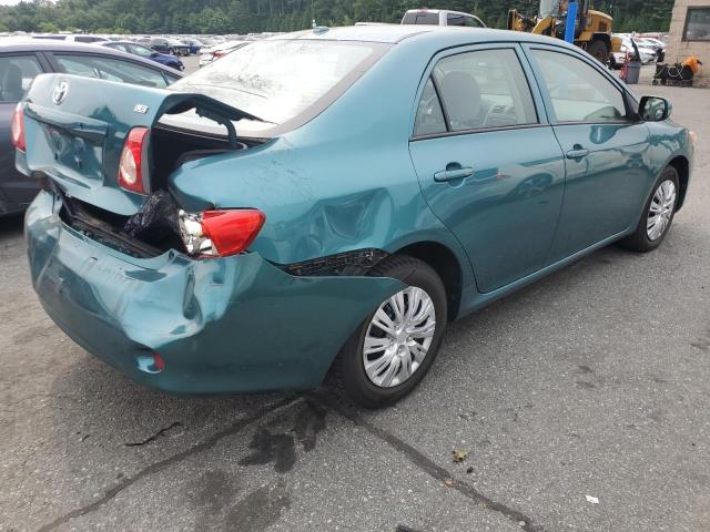2T1BU4EE3AC271599 - 2010 TOYOTA COROLLA BASE GREEN photo 3