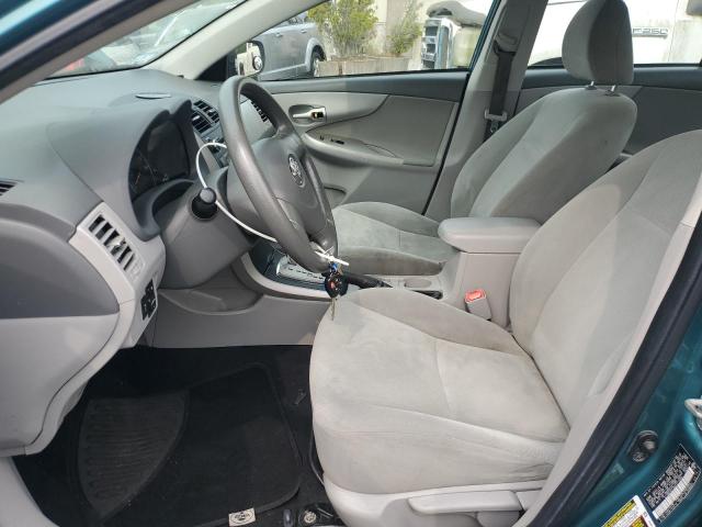 2T1BU4EE3AC271599 - 2010 TOYOTA COROLLA BASE GREEN photo 7