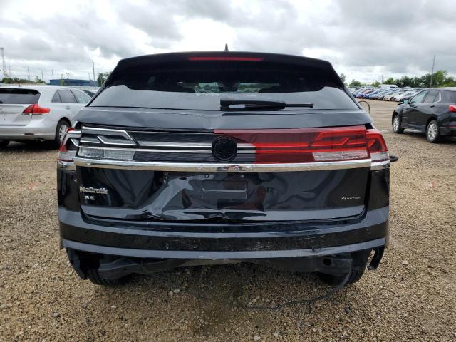 1V2LE2CA6RC248567 - 2024 VOLKSWAGEN ATLAS CROS SE Czarny zdjęcie 6