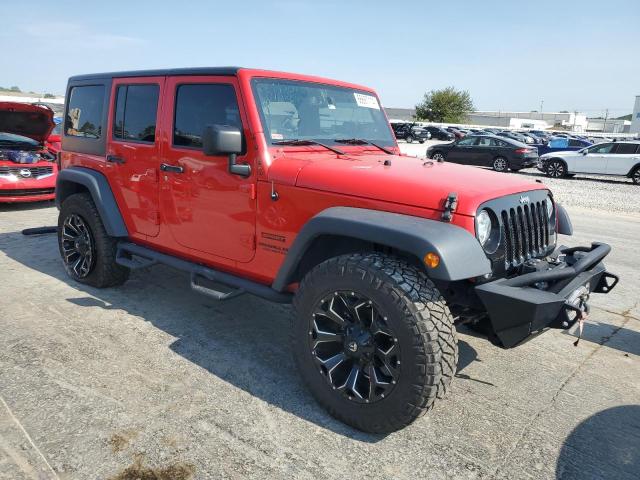 1C4BJWDG6HL506880 - 2017 JEEP WRANGLER U SPORT RED photo 4