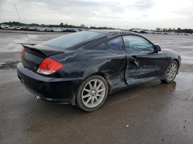 KMHHN65F45U157790 - 2005 HYUNDAI TIBURON GT BLACK photo 3