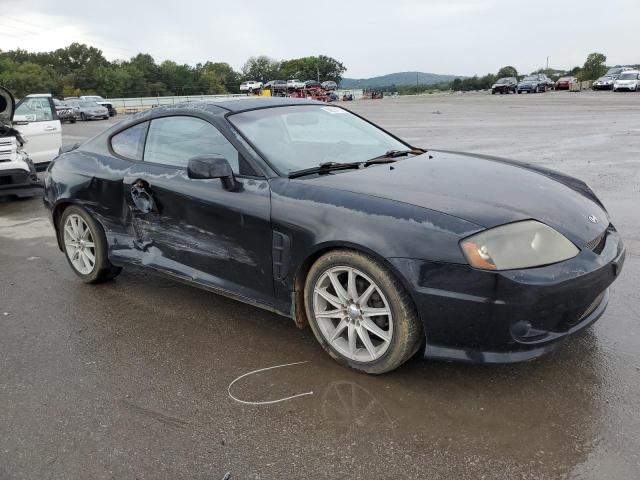 KMHHN65F45U157790 - 2005 HYUNDAI TIBURON GT BLACK photo 4