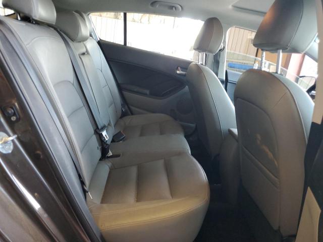 KNAFX5A87F5357059 - 2015 KIA FORTE EX GRAY photo 10