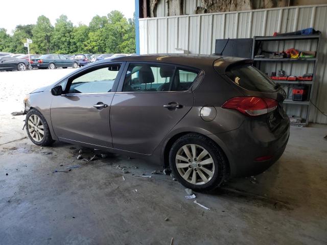 KNAFX5A87F5357059 - 2015 KIA FORTE EX GRAY photo 2