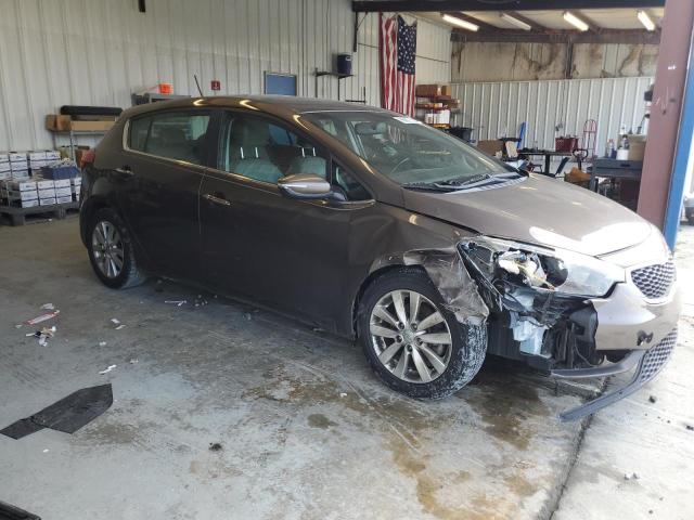 KNAFX5A87F5357059 - 2015 KIA FORTE EX GRAY photo 4