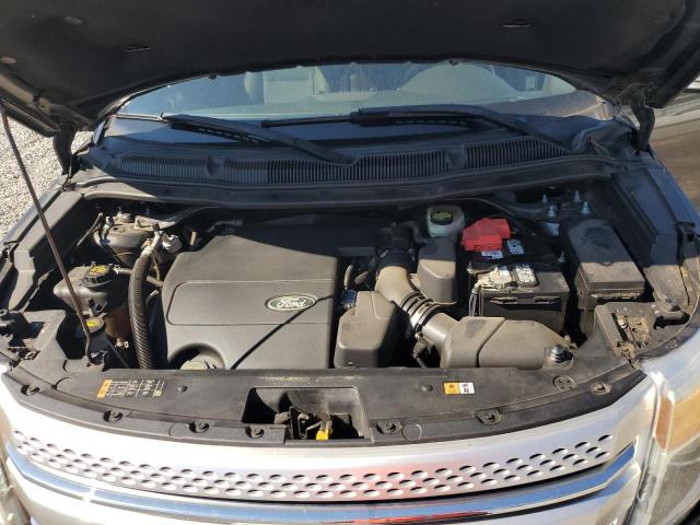 1FM5K7D89FGA62291 - 2015 FORD EXPLORER XLT GRAY photo 12
