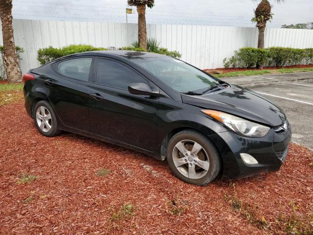 KMHDH4AE9CU273880 - 2012 HYUNDAI ELANTRA GLS BLACK photo 4