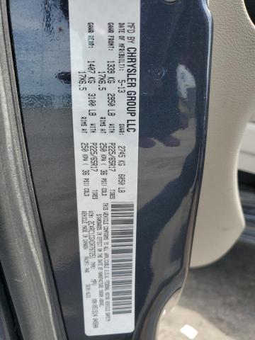 2C4RC1CGXDR767251 - 2013 CHRYSLER TOWN & COU TOURING L BLACK photo 14