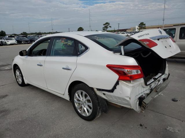 3N1AB7AP7JY265060 - 2018 NISSAN SENTRA S WHITE photo 2