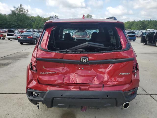 5FNYF8H59NB031479 - 2022 HONDA PASSPORT EXL Qırmızı foto 6