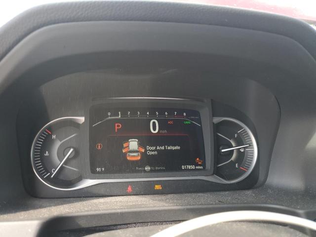 5FNYF8H59NB031479 - 2022 HONDA PASSPORT EXL Qırmızı foto 9