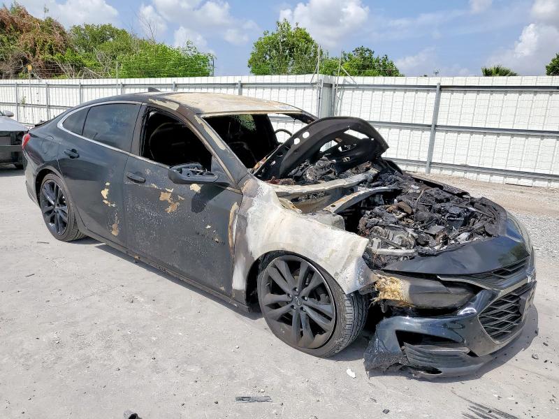 1G1ZD5ST4MF002409 - 2021 CHEVROLET MALIBU LT BLACK photo 4