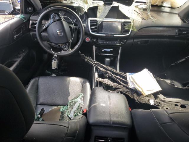 1HGCR3F98HA033605 - 2017 HONDA ACCORD TOURING BLACK photo 8