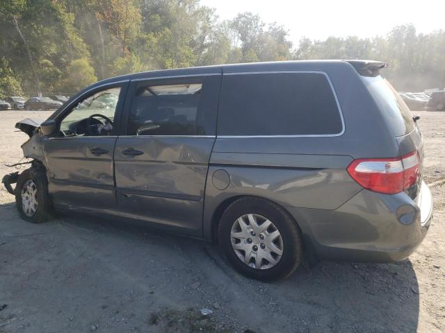 5FNRL38217B049533 - 2007 HONDA ODYSSEY LX GRAY photo 2