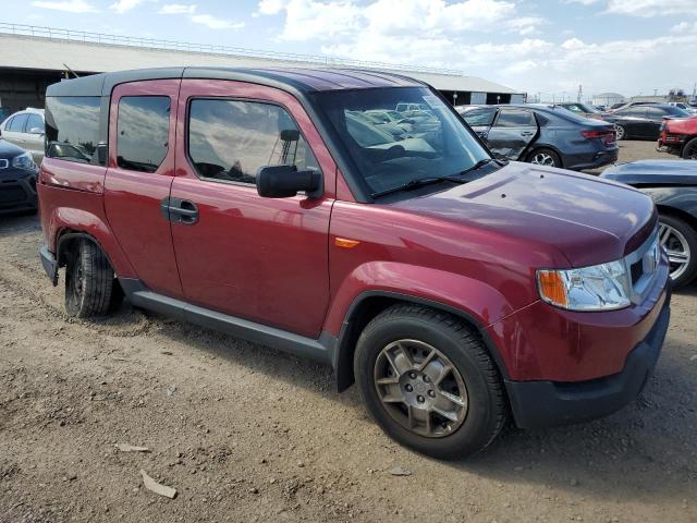 5J6YH1H31AL002480 - 2010 HONDA ELEMENT LX MAROON photo 4