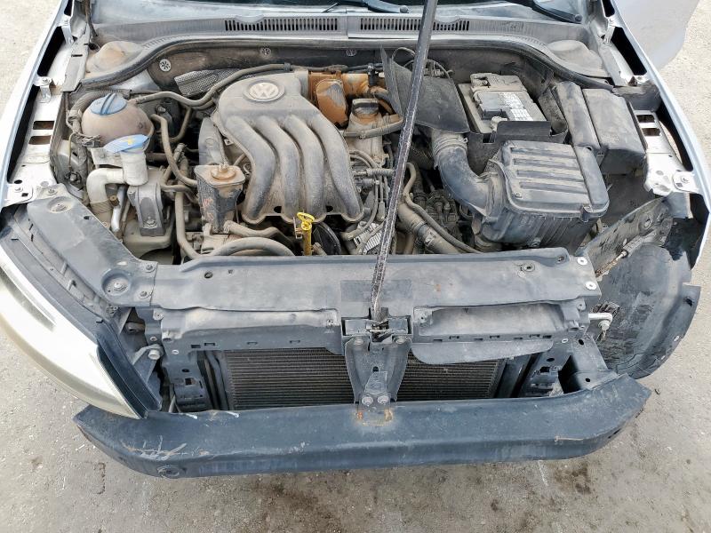 3VW2K7AJ2EM304337 - 2014 VOLKSWAGEN JETTA BASE SILVER photo 11