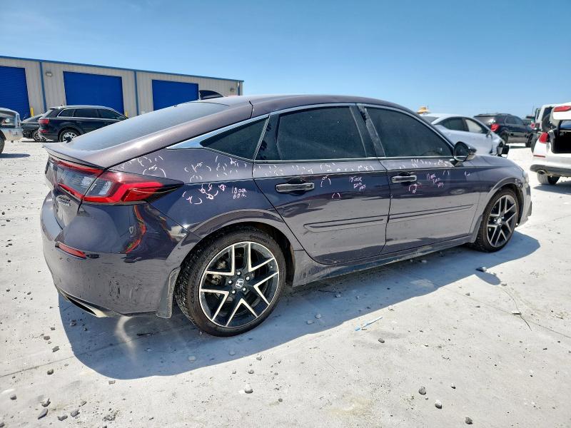 19XFL1H88NE018973 - 2022 HONDA CIVIC SPORT TOURING CHARCOAL photo 3