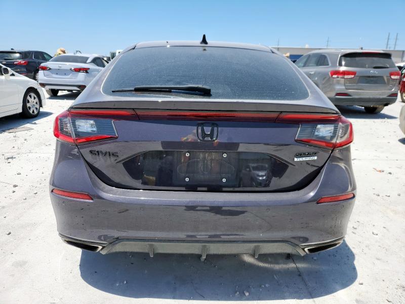 19XFL1H88NE018973 - 2022 HONDA CIVIC SPORT TOURING CHARCOAL photo 6