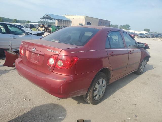 1NXBR32E18Z985272 - 2008 TOYOTA COROLLA CE أحمر صورة 3