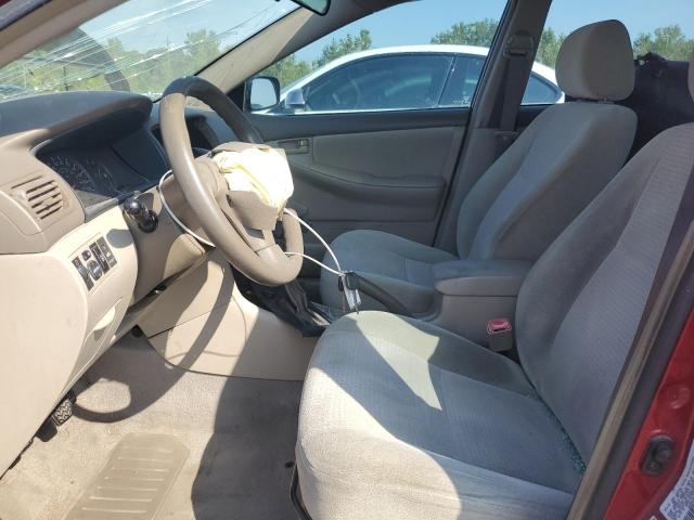 1NXBR32E18Z985272 - 2008 TOYOTA COROLLA CE أحمر صورة 7