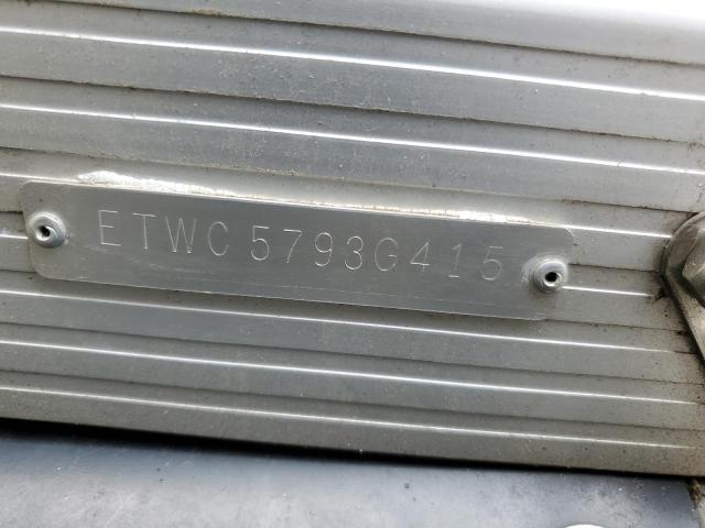 ETWC5793G415 - 2015 BENN PONTOON Kahverengi fotoğraf 10