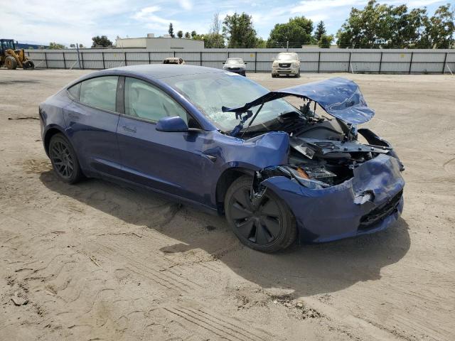 5YJ3E1EA1RF860042 - 2024 TESLA MODEL 3 ლურჯი ფოტო 4