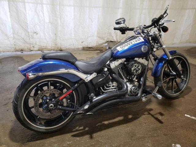 1HD1BFV13FB024338 - 2015 HARLEY-DAVIDSON FXSB BREAKOUT BLUE photo 4