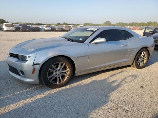 2G1FB1E39F9180261 - 2015 CHEVROLET CAMARO LS SILVER photo 1