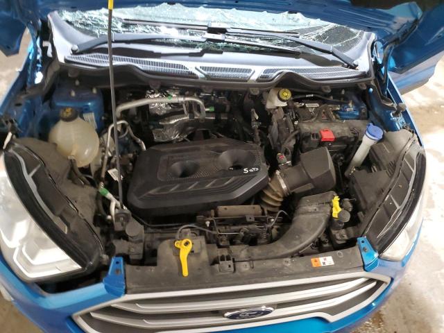 MAJ6P1UL3JC195193 - 2018 FORD ECOSPORT SE ლურჯი ფოტო 12