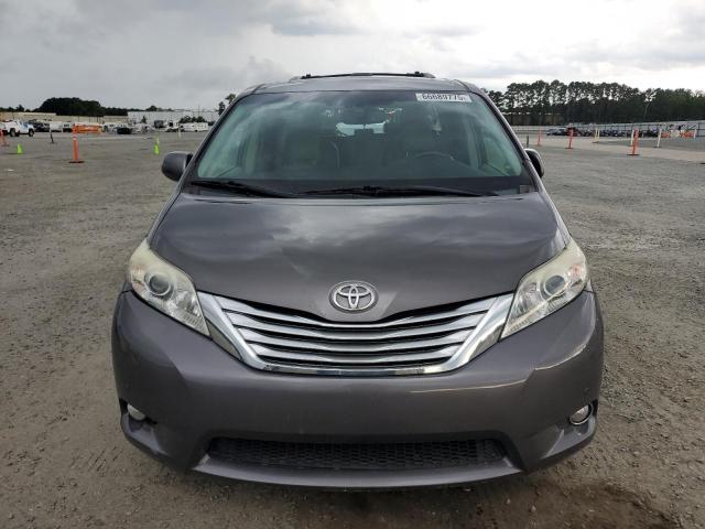 5TDYK3DCXCS224834 - 2012 TOYOTA SIENNA XLE SILVER photo 5