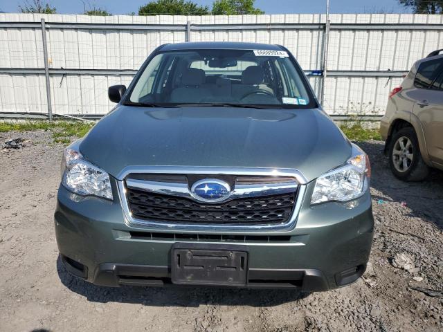 JF2SJAAC8FH586706 - 2015 SUBARU FORESTER 2.5I GREEN photo 5