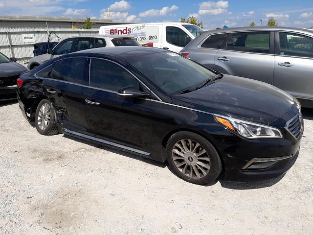 5NPE34AF3FH068120 - 2015 HYUNDAI SONATA SPORT BLACK photo 4