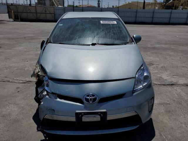 JTDKN3DP2E3053288 - 2014 TOYOTA PRIUS PLUG ტურკოუსი ფოტო 5