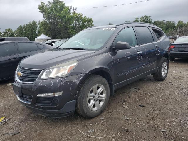 1GNKRFED8GJ143688 - 2016 CHEVROLET TRAVERSE LS GRAY photo 1