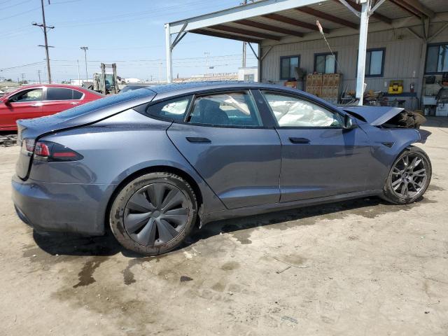 5YJSA1E51PF511146 - 2023 TESLA MODEL S GRAY photo 3