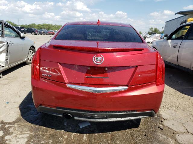 1G6AA5RA7E0103775 - 2014 CADILLAC ATS RED photo 6