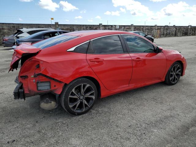 2HGFC2F85LH518987 - 2020 HONDA CIVIC SPORT 红色 照片 3